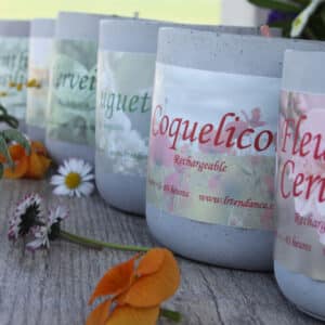 Bougies parfumée «béton»