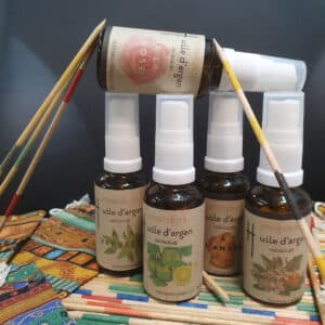 Huile d'argan aux huiles essentielles