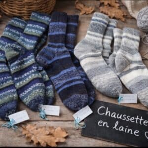 Chaussettes tricotées main